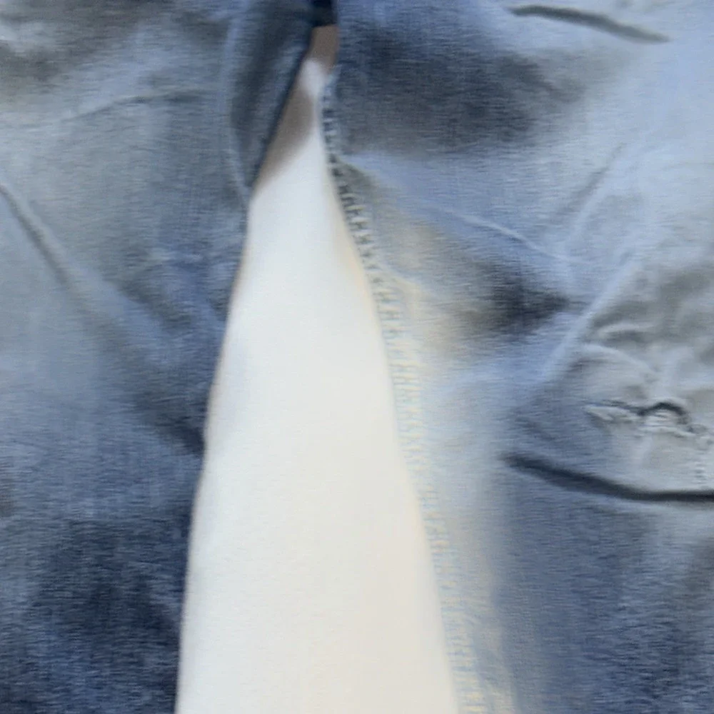 Levi's Men Blue Jeans 505 Denim Distressed Casual Size 36X32